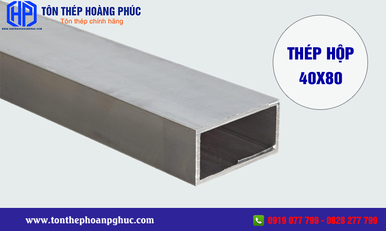 Thép hộp 40x80