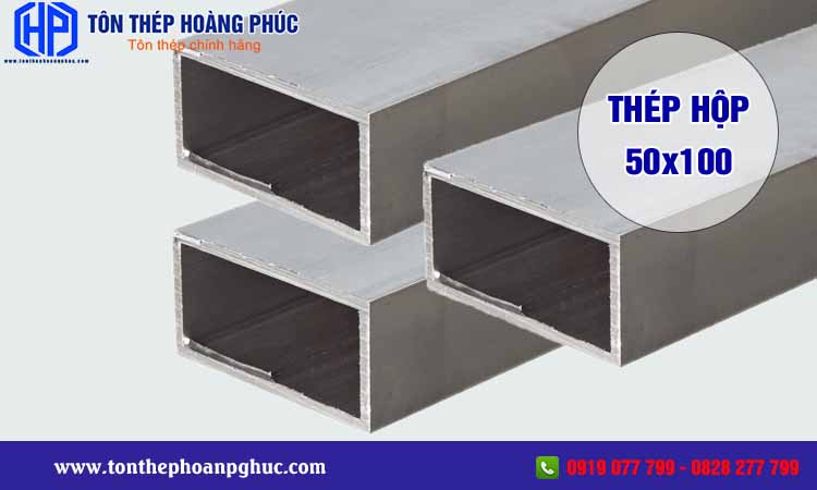Thép hộp 50x100