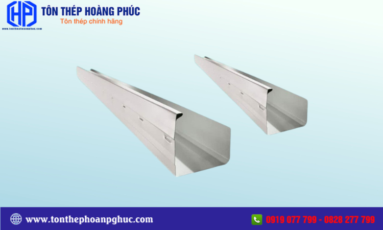 Máng xối tôn Hoa Sen