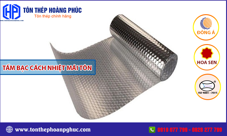 Tấm bạc cách nhiệt mái tôn