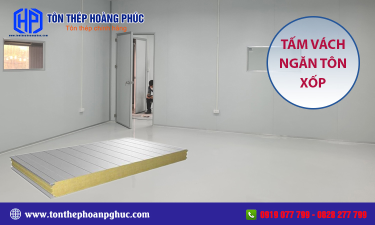 Tấm vách ngăn tôn xốp