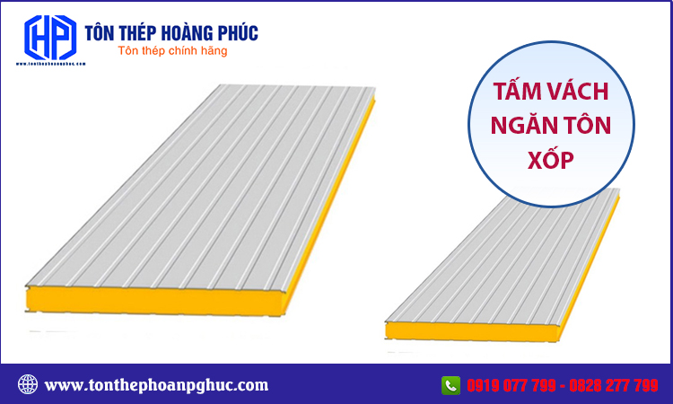 Tấm vách ngăn tôn xốp