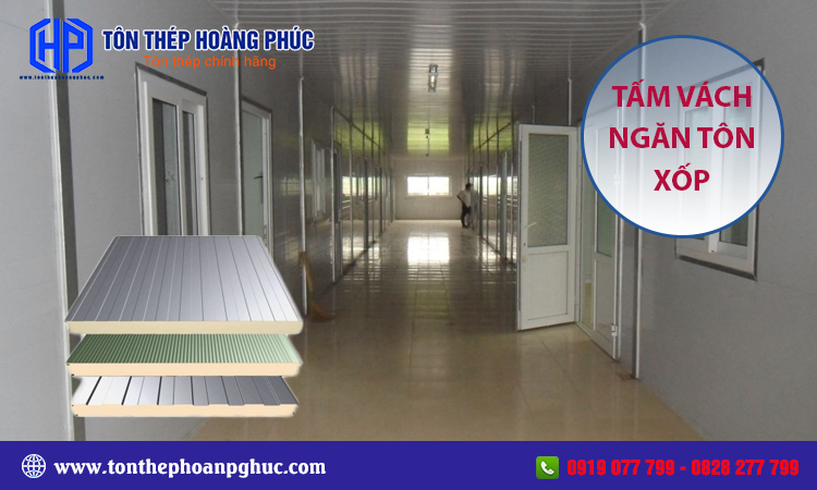Tấm vách ngăn tôn xốp