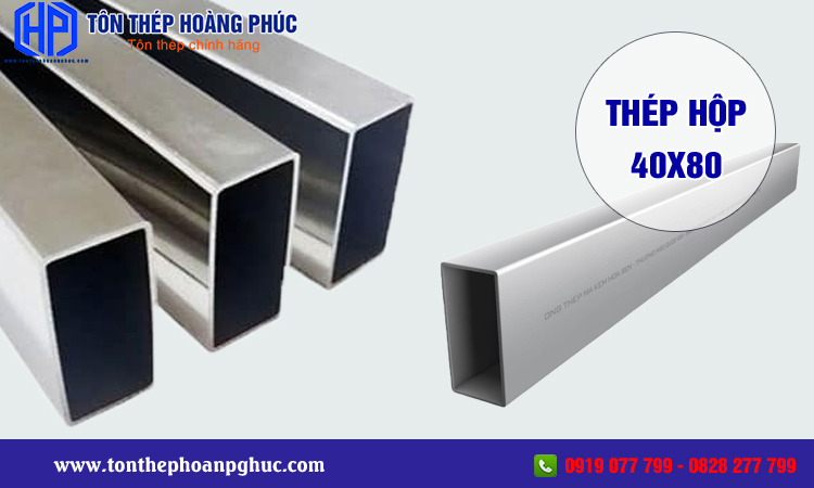 Thép hộp 40x80