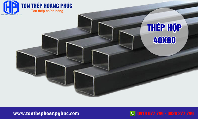 Thép hộp 40x80