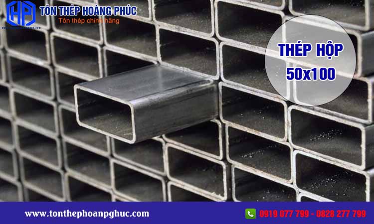 Thép hộp 50x100