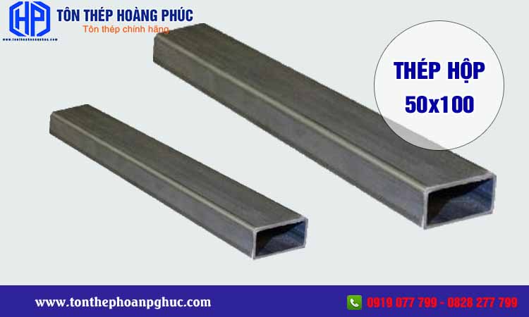 Thép hộp 50x100
