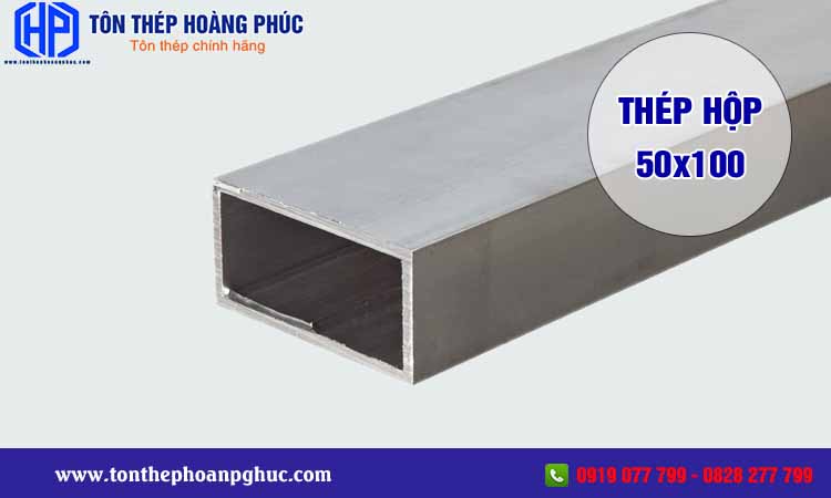 Thép hộp 50x100