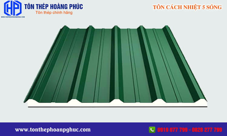 Tôn cách nhiệt 5 sóng