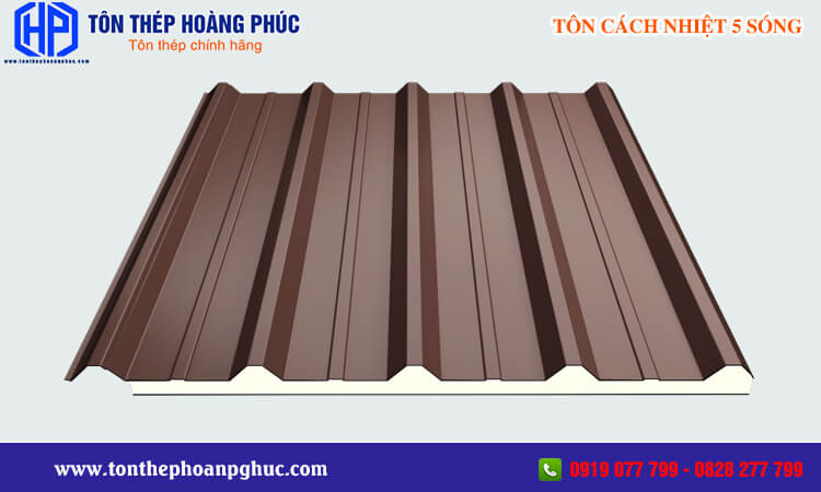Tôn cách nhiệt 5 sóng