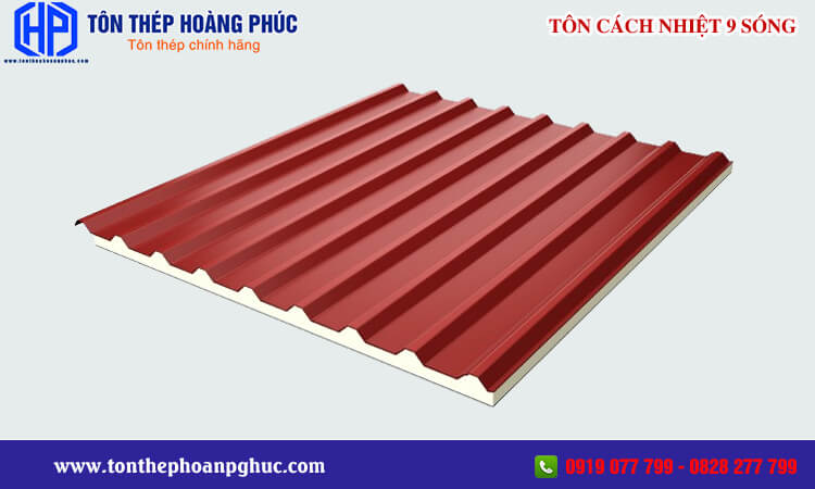 Tôn cách nhiệt 9 sóng
