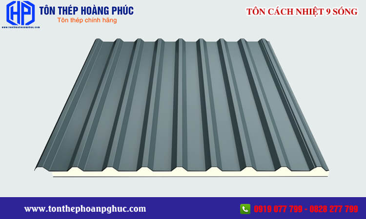 Tôn cách nhiệt 9 sóng