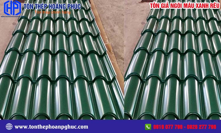 Tôn giả ngói màu xanh rêu