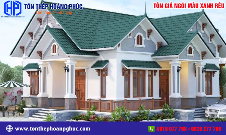 Tôn giả ngói màu xanh rêu