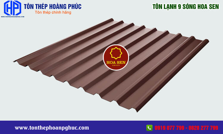 Tôn lạnh 9 sóng Hoa Sen