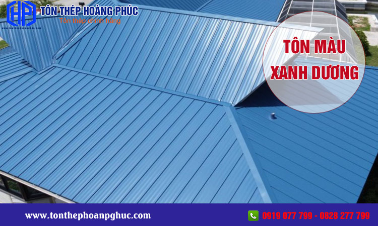 Tôn màu xanh dương