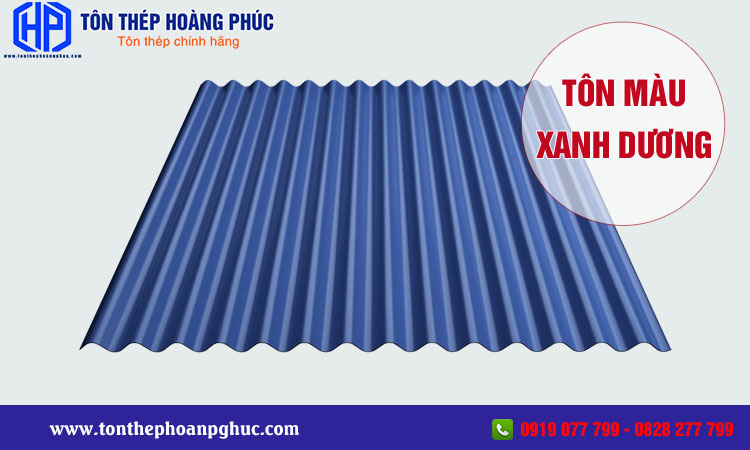 Tôn màu xanh dương
