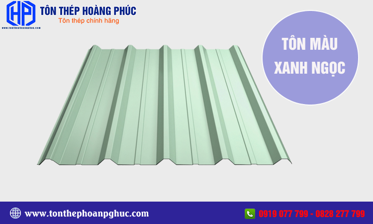 Tôn màu xanh ngọc