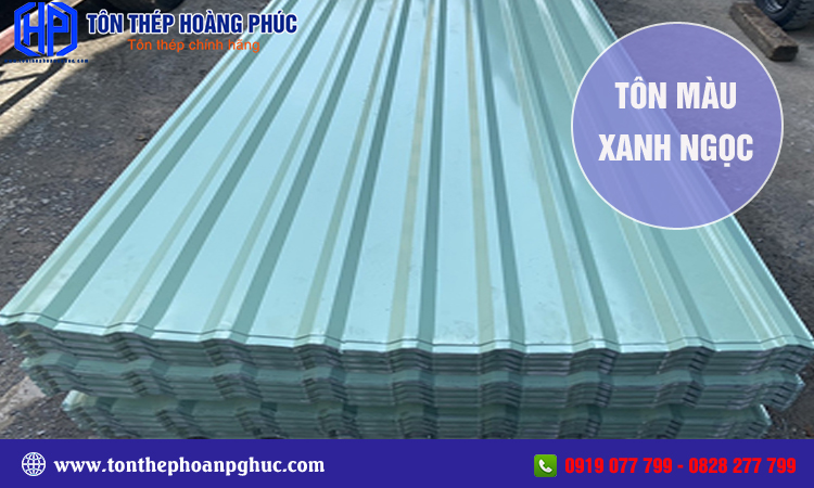 Tôn màu xanh ngọc
