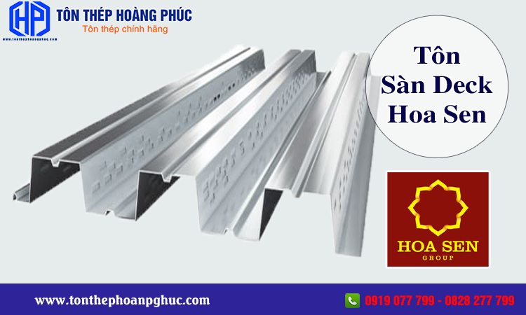 Tôn sàn deck Hoa Sen 