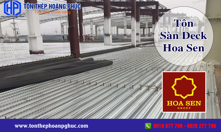 Tôn sàn deck Hoa Sen 