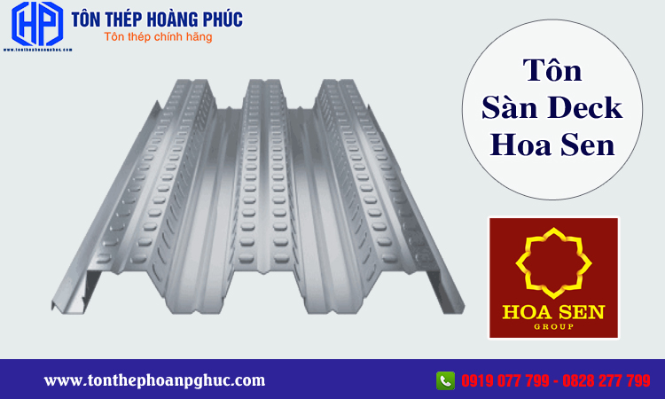 Tôn sàn deck Hoa Sen 