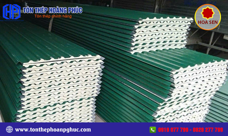 Tôn xốp Hoa Sen 9 sóng