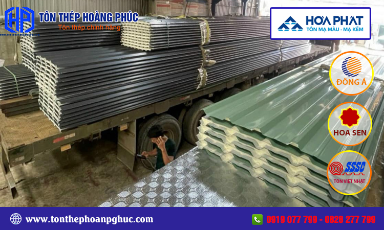 Tôn xốp lợp mái